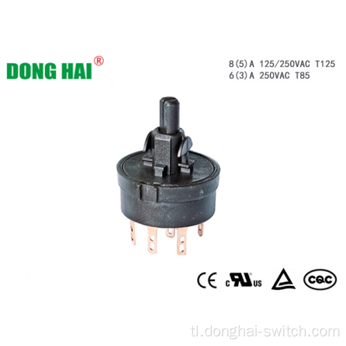 Round Black Rotary Switch Mahabang Buhay